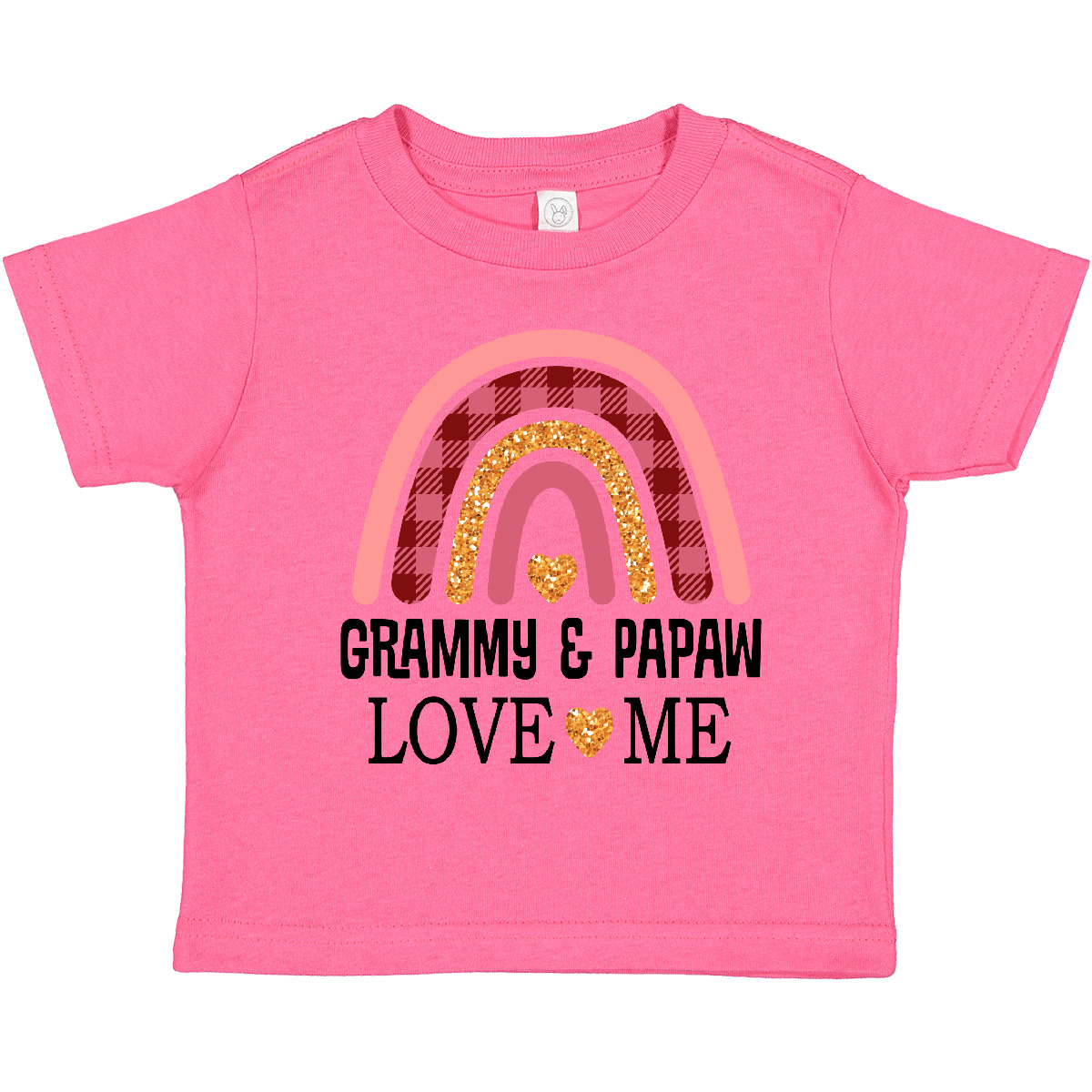Inktastic Grammy And Papaw Love Me Girls Granddaughter Toddler T-Shirt Boho Cute - Picture 5 of 10