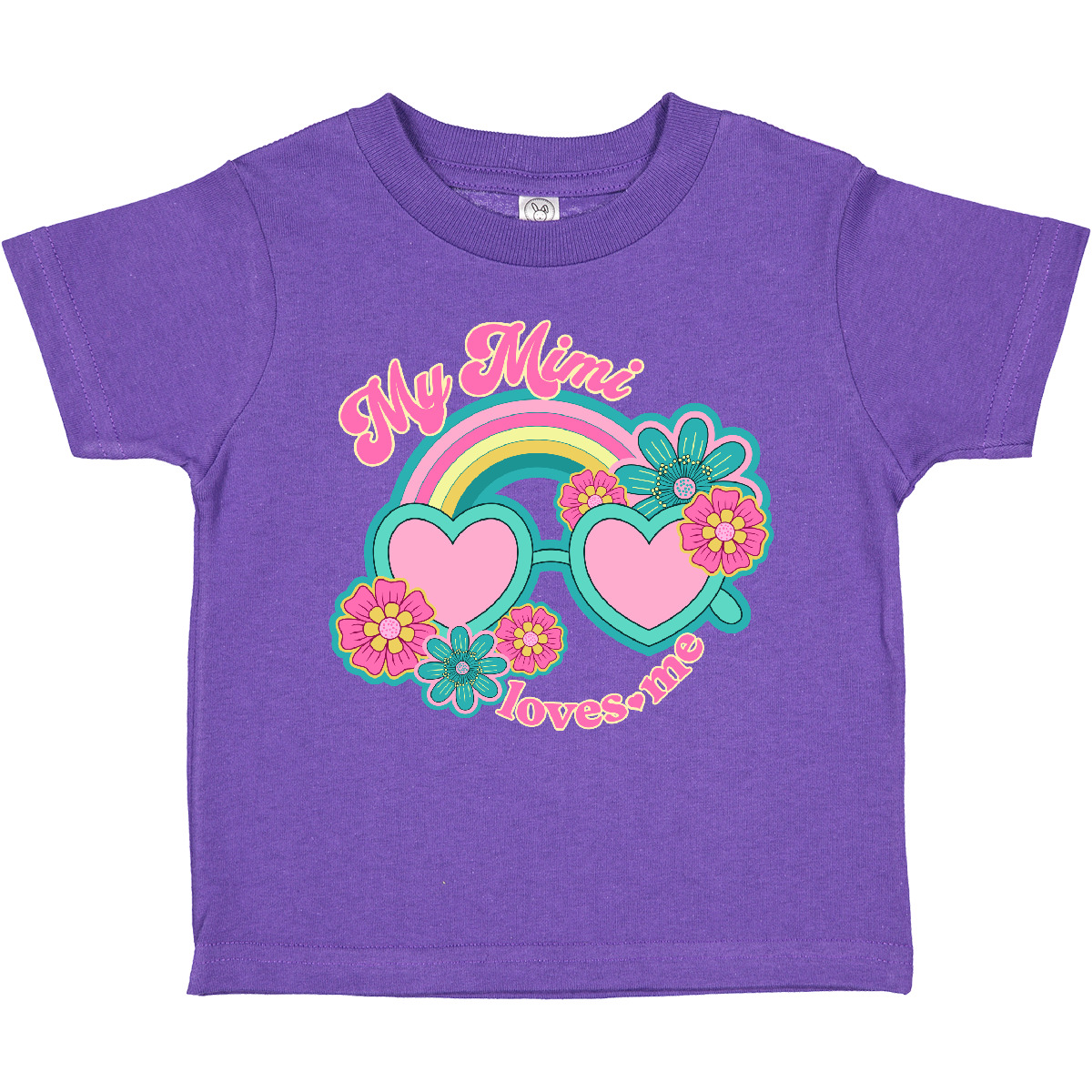 Inktastic My Mimi Loves Me Granddaughter Toddler T-Shirt Girls Clothes Childs - Picture 11 of 17