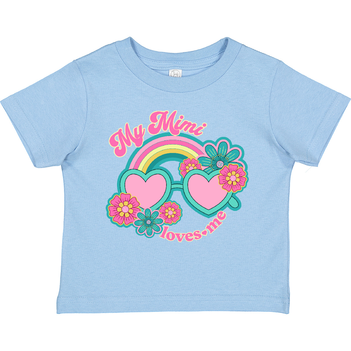 Inktastic My Mimi Loves Me Granddaughter Toddler T-Shirt Girls Clothes Childs - Picture 9 of 17