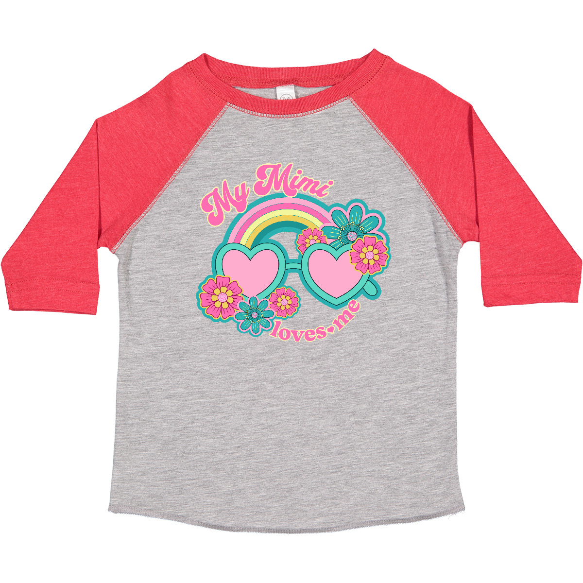 Inktastic My Mimi Loves Me Granddaughter Toddler T-Shirt Girls Clothes Childs - Picture 5 of 17