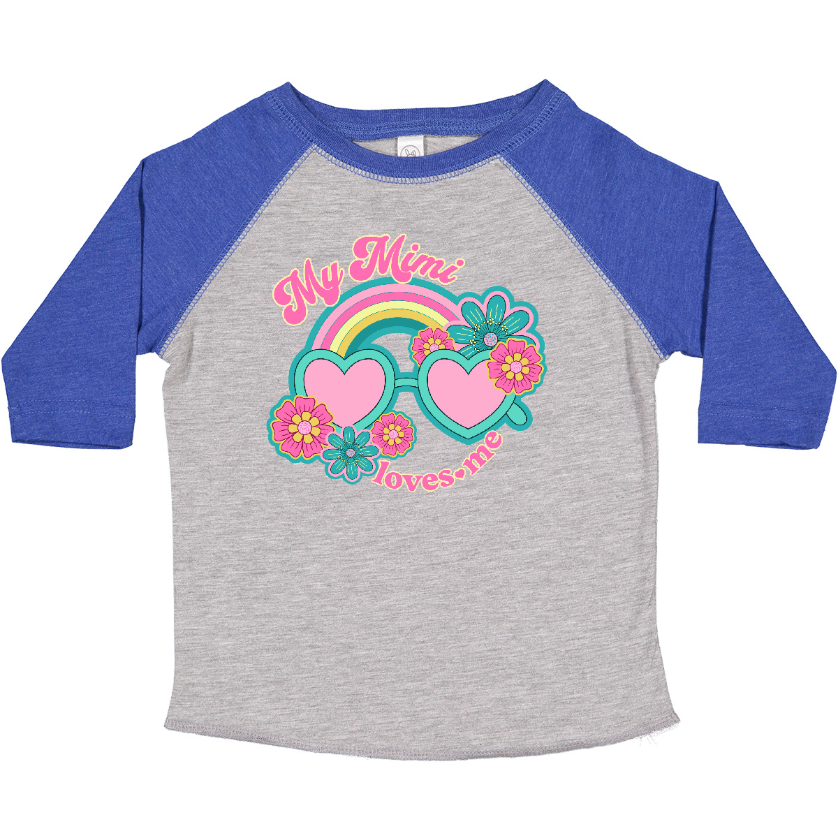 Inktastic My Mimi Loves Me Granddaughter Toddler T-Shirt Girls Clothes Childs - Picture 6 of 17