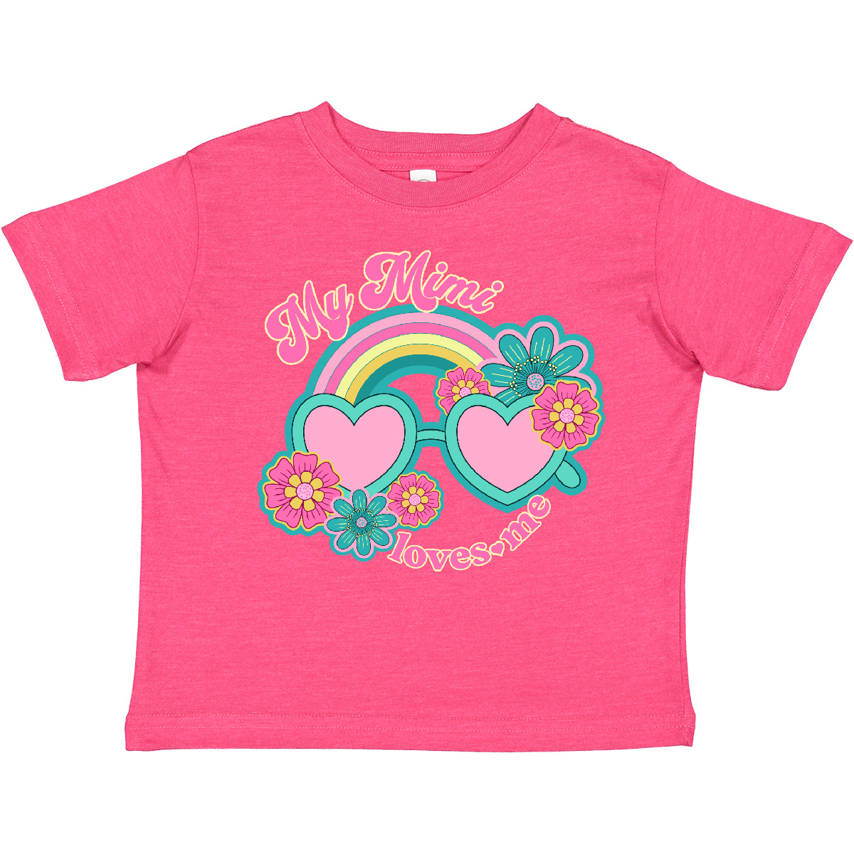 Inktastic My Mimi Loves Me Granddaughter Toddler T-Shirt Girls Clothes Childs - Picture 15 of 17