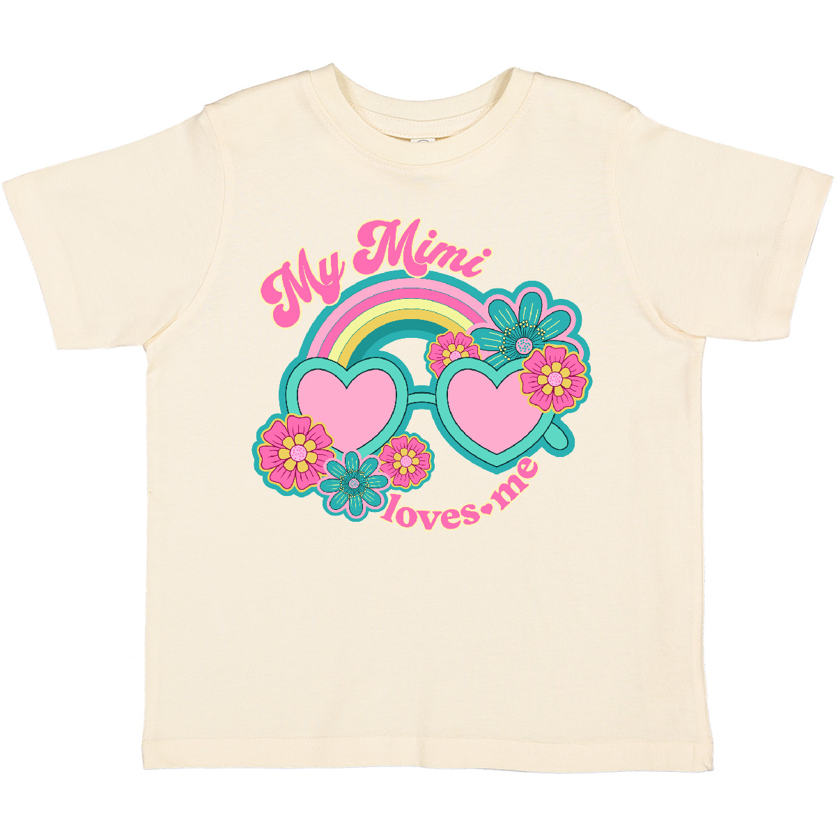Inktastic My Mimi Loves Me Granddaughter Toddler T-Shirt Girls Clothes Childs - Picture 10 of 17