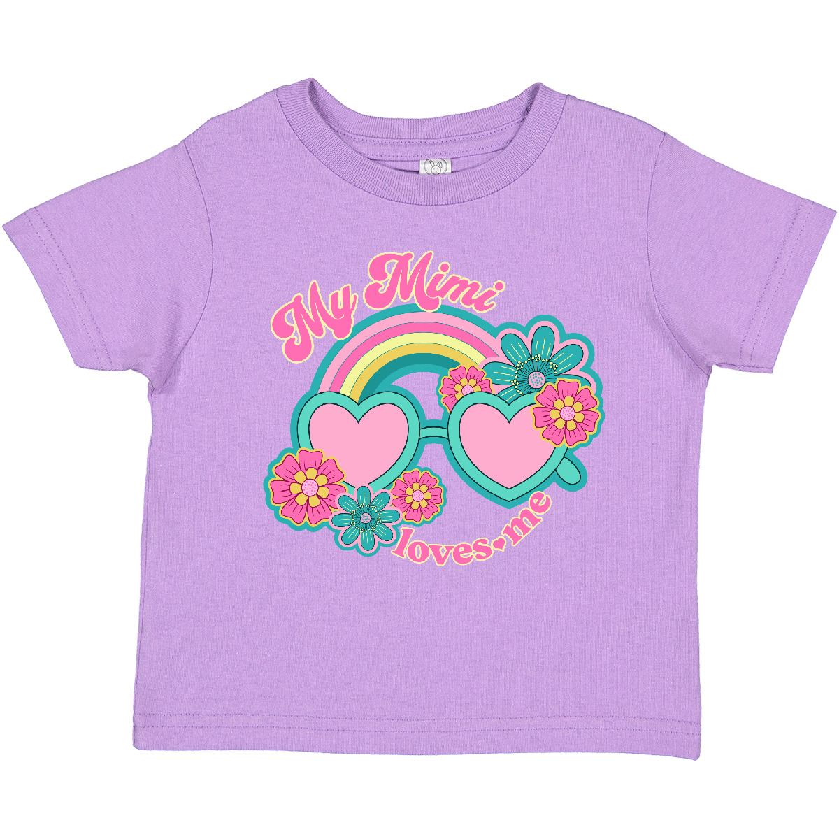 Inktastic My Mimi Loves Me Granddaughter Toddler T-Shirt Girls Clothes Childs - Picture 8 of 17