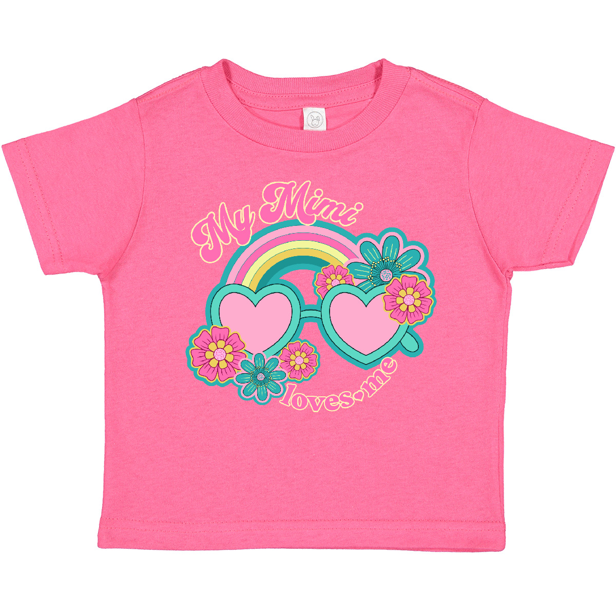 Inktastic My Mimi Loves Me Granddaughter Toddler T-Shirt Girls Clothes Childs - Picture 7 of 17