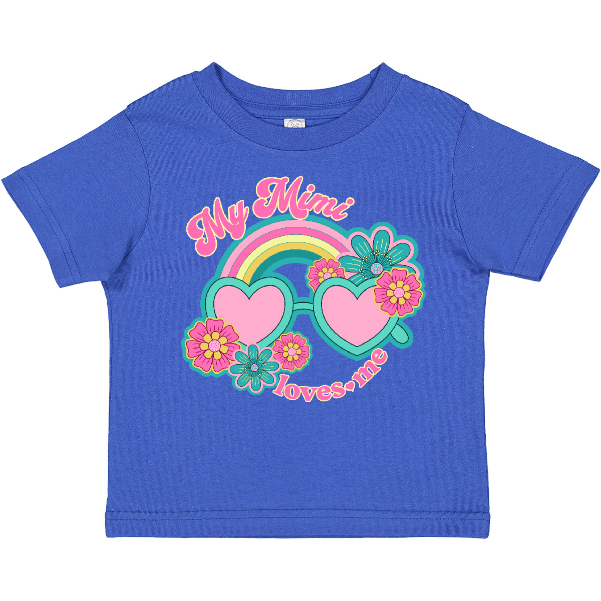 Inktastic My Mimi Loves Me Granddaughter Toddler T-Shirt Girls Clothes Childs - Picture 12 of 17