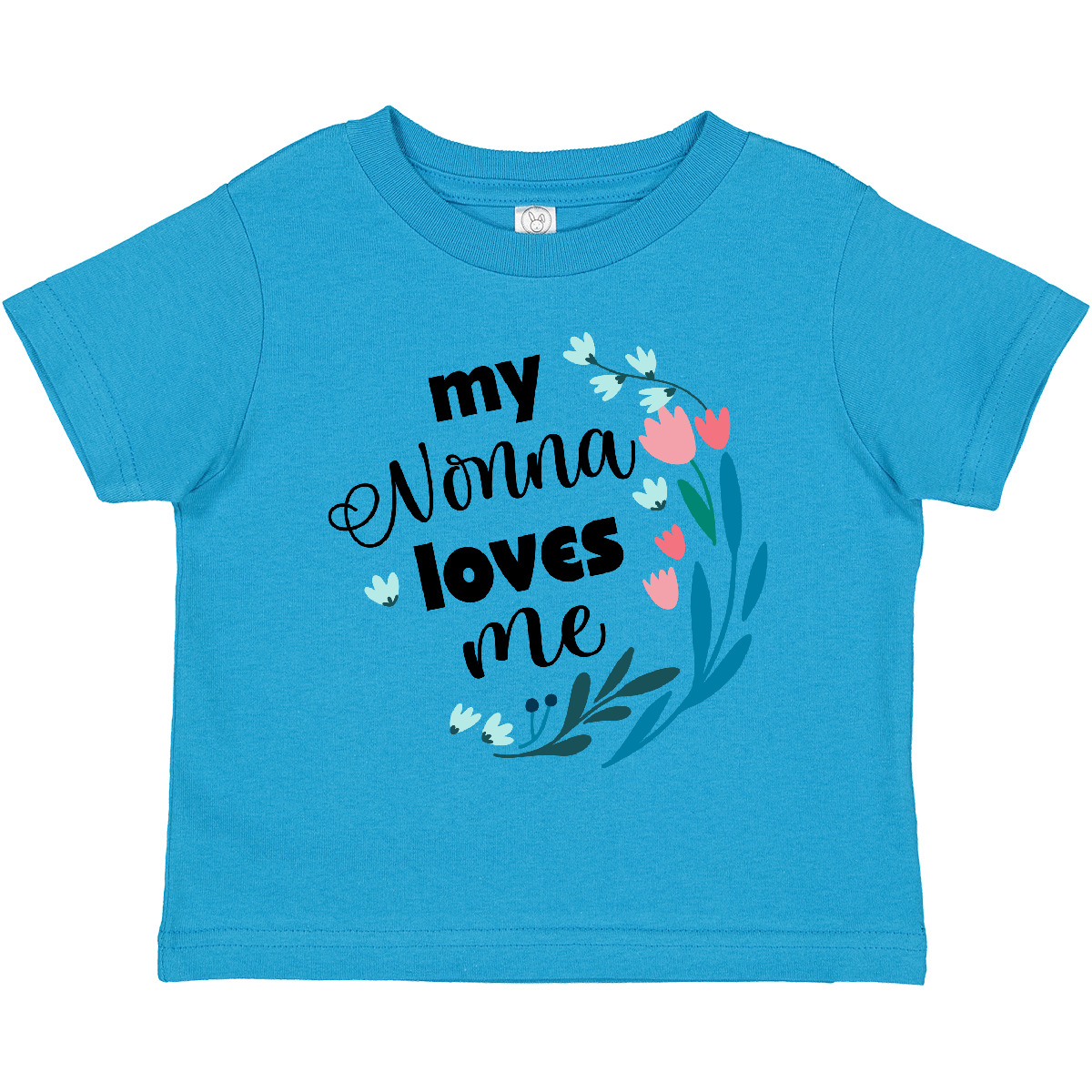 Inktastic My Nonna Loves Me For Girls Granddaughter Toddler T-Shirt Girl Childs - Picture 11 of 12