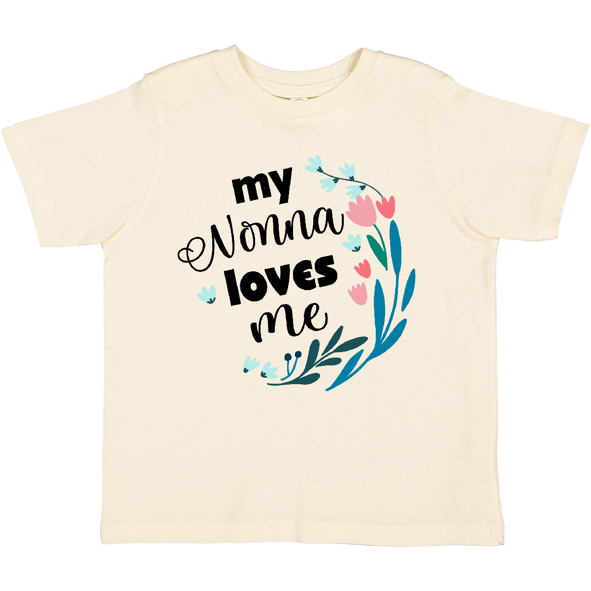 Inktastic My Nonna Loves Me For Girls Granddaughter Toddler T-Shirt Girl Childs - Picture 7 of 12