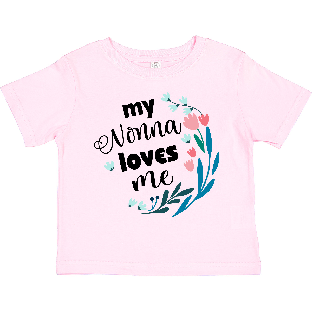 Inktastic My Nonna Loves Me For Girls Granddaughter Toddler T-Shirt Girl Childs - Picture 8 of 12