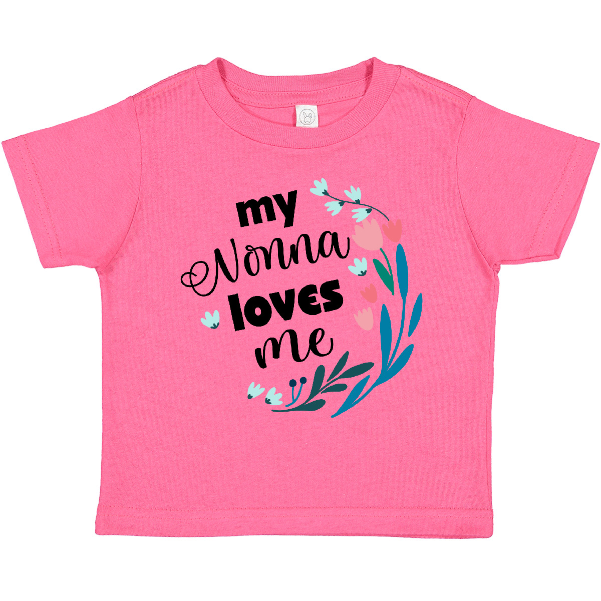 Inktastic My Nonna Loves Me For Girls Granddaughter Toddler T-Shirt Girl Childs - Picture 5 of 12