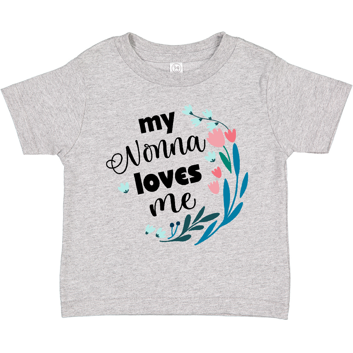 Inktastic My Nonna Loves Me For Girls Granddaughter Toddler T-Shirt Girl Childs - Picture 3 of 12