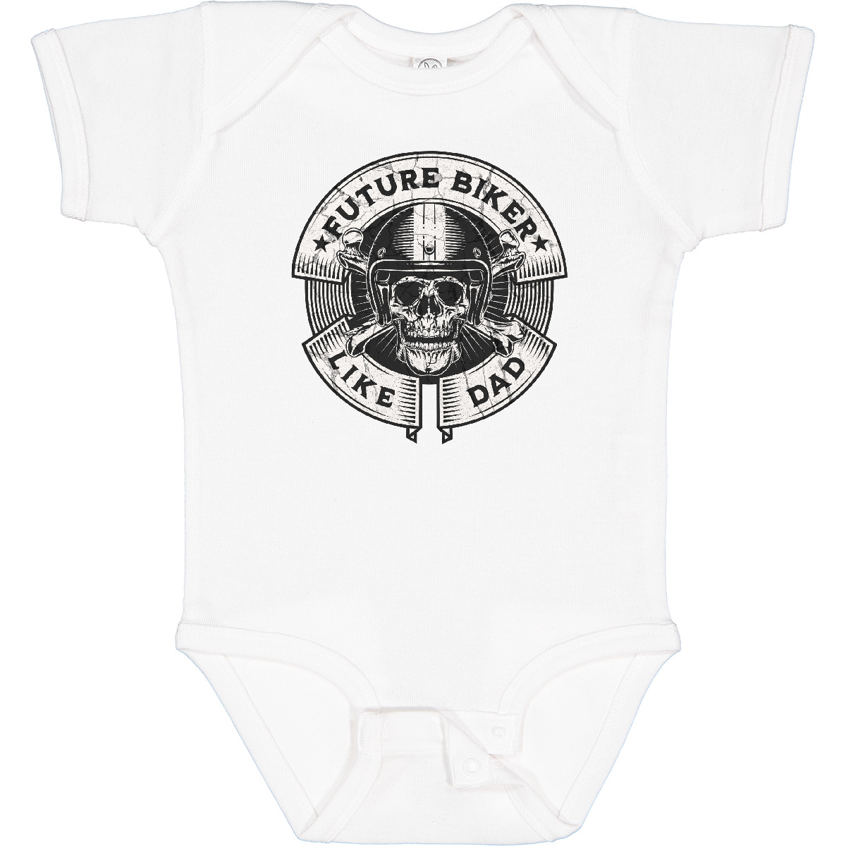 Inktastic Future Biker Like Dad Baby Bodysuit Racing Childs Boys Apparel Shower - Picture 9 of 10