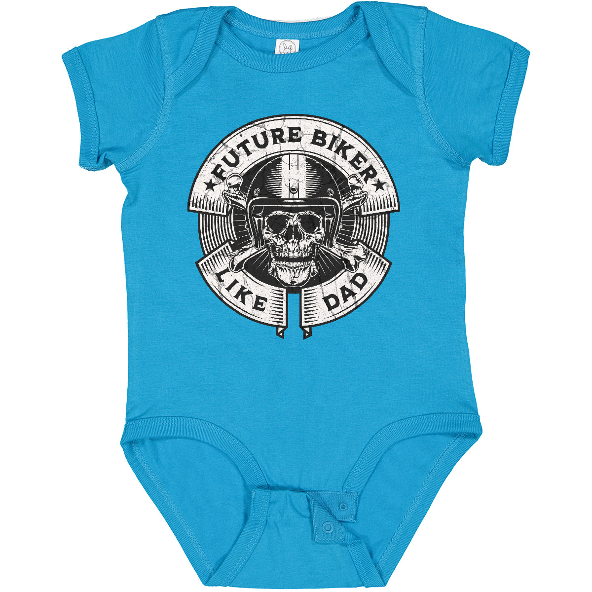 Inktastic Future Biker Like Dad Baby Bodysuit Racing Childs Boys Apparel Shower - Picture 8 of 10