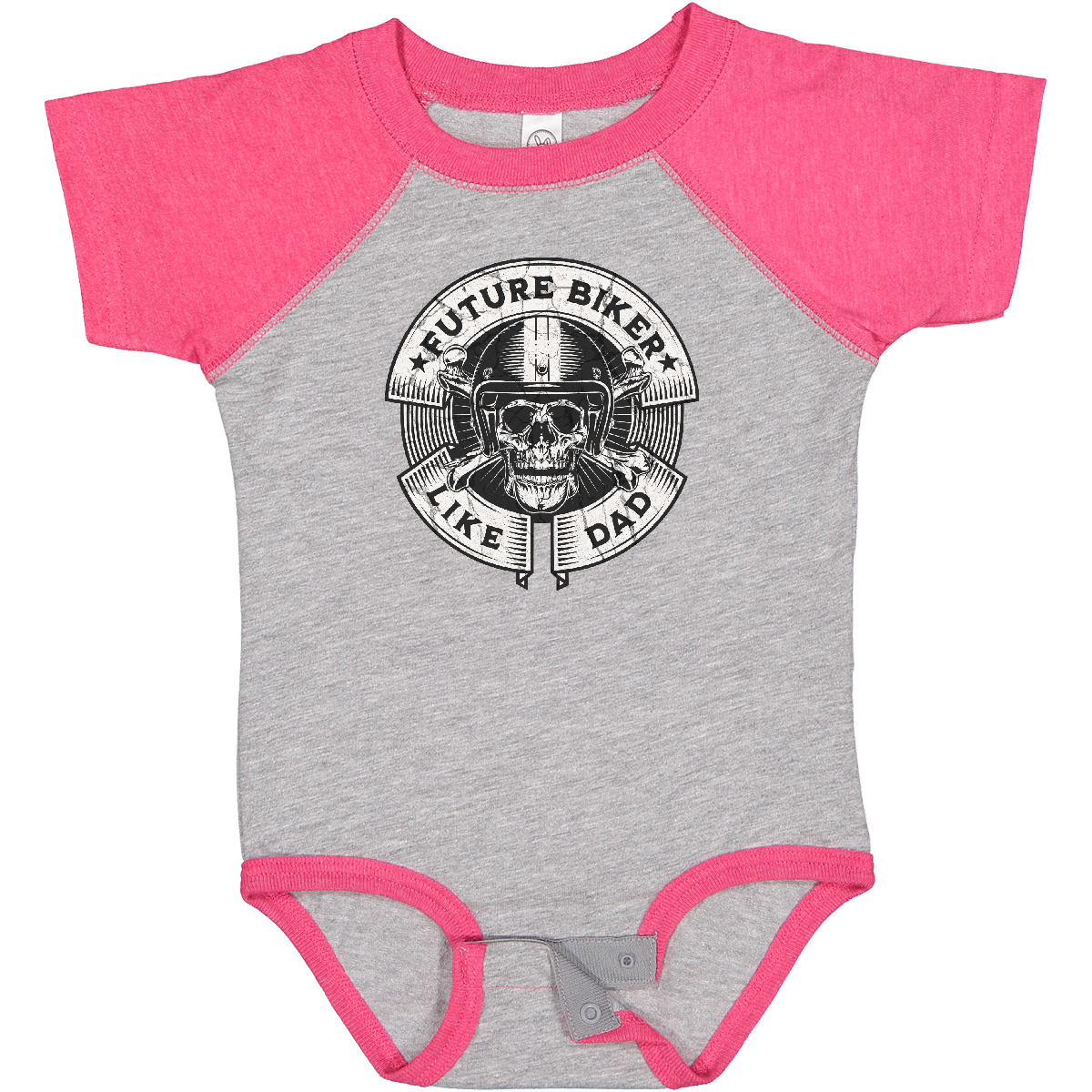 Inktastic Future Biker Like Dad Baby Bodysuit Racing Childs Boys Apparel Shower - Picture 5 of 10