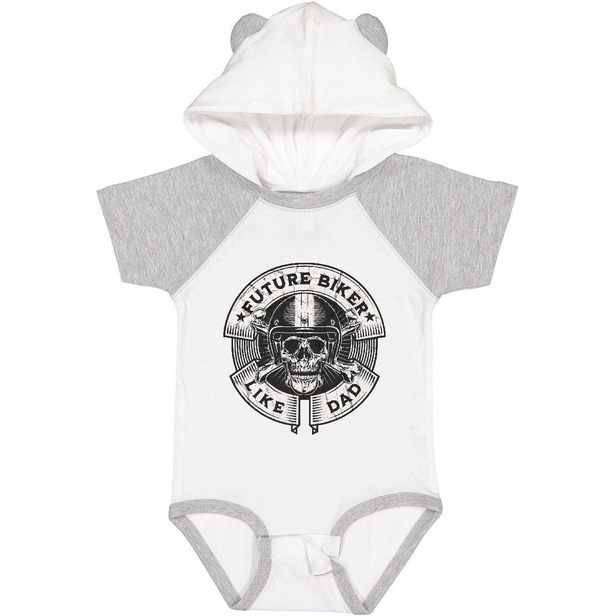 Inktastic Future Biker Like Dad Baby Bodysuit Racing Childs Boys Apparel Shower - Picture 10 of 10