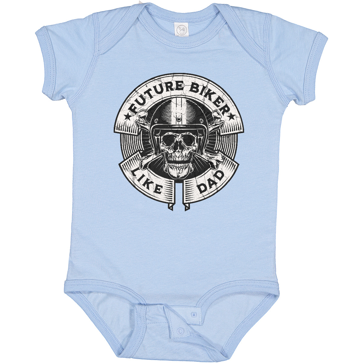 Inktastic Future Biker Like Dad Baby Bodysuit Racing Childs Boys Apparel Shower - Picture 3 of 10
