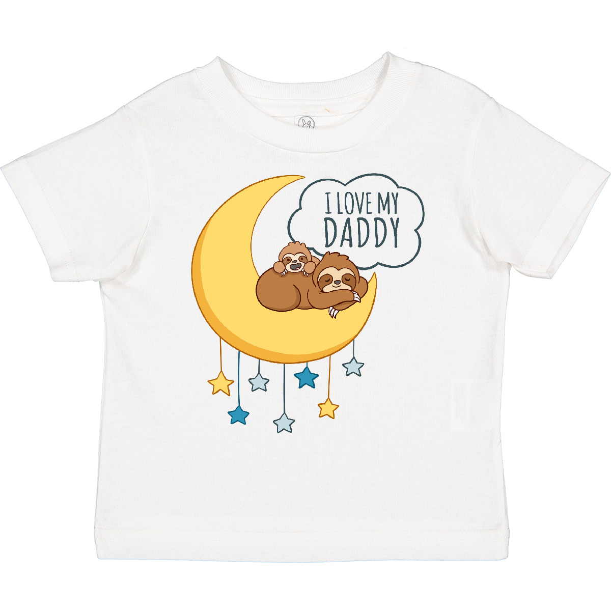 Inktastic I Love My Daddy Kleinkind T-Shirt Papa Vater Tochter Enkel Faultiere - Bild 11 von 11