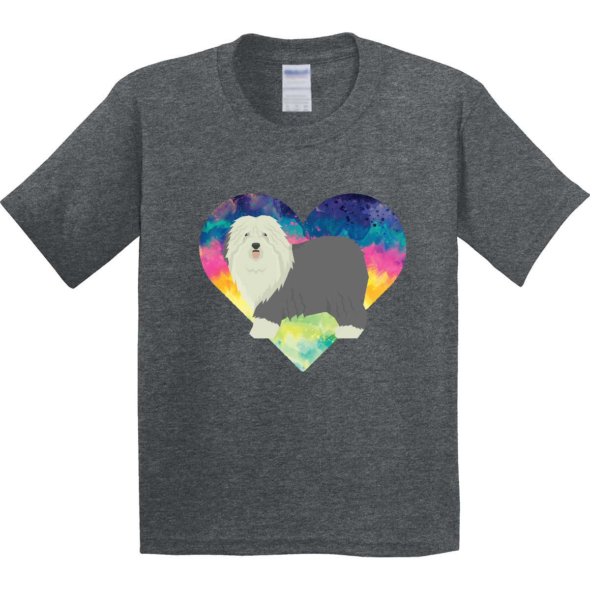 Inktastic Old English Sheepdog Lover Youth T-Shirt Dog Puppy Pets Mom Tee Kids - Picture 4 of 4