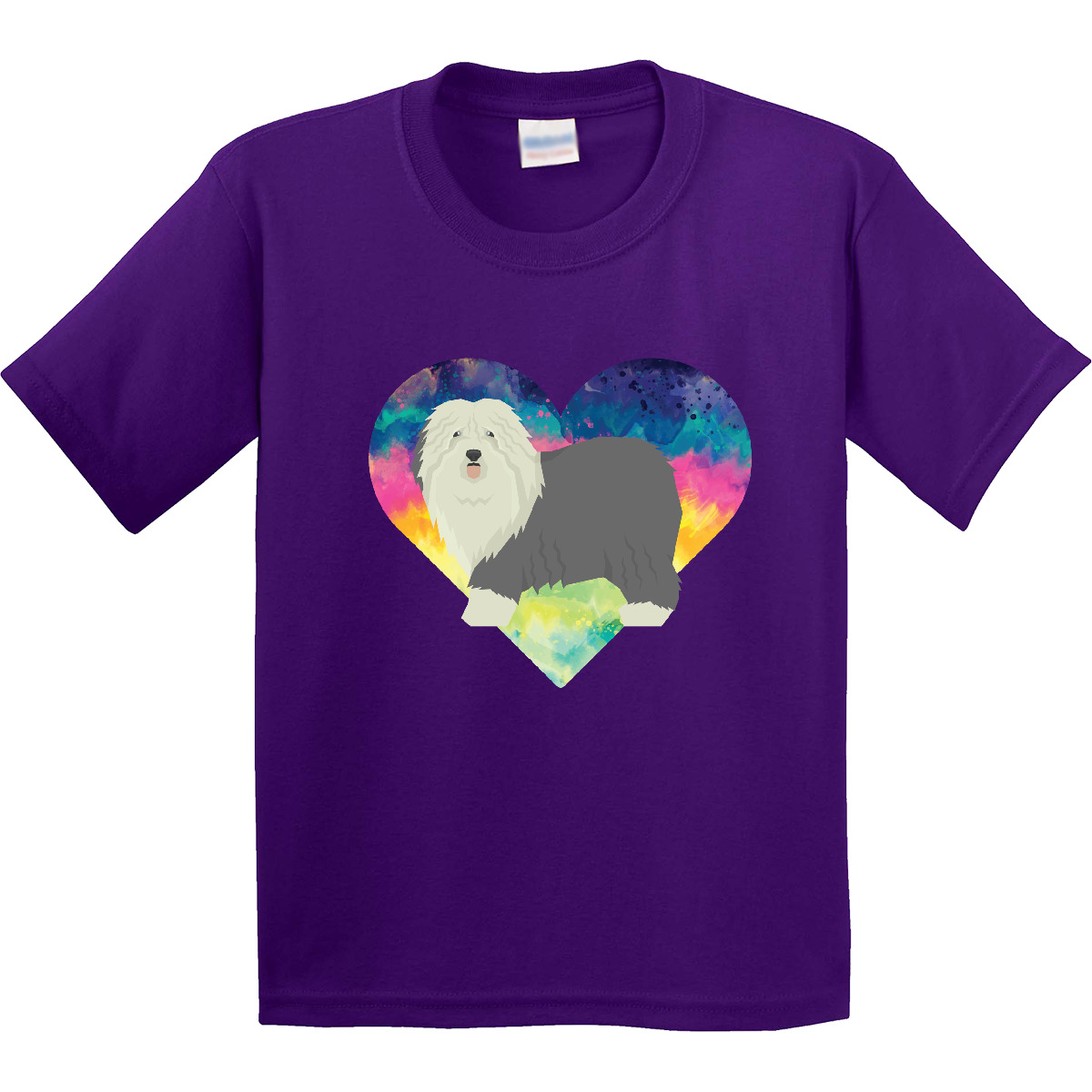 Inktastic Old English Sheepdog Lover Youth T-Shirt Dog Puppy Pets Mom Tee Kids - Picture 3 of 4
