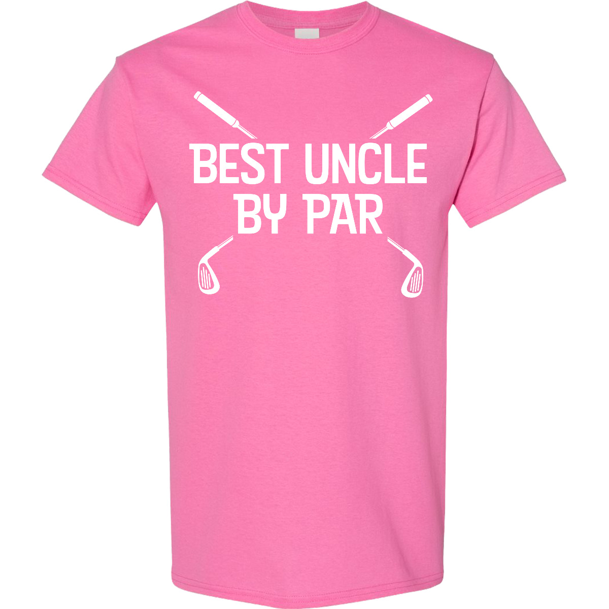 Inktastic Best Uncle By Par T-Shirt Golfing Golfer Play Lover Player Ball Club
