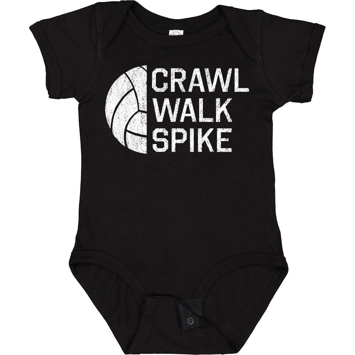 Inktastic Crawl Walk Spike Baby Bodysuit Fan Play Lover Volley Ball Sport Sporty