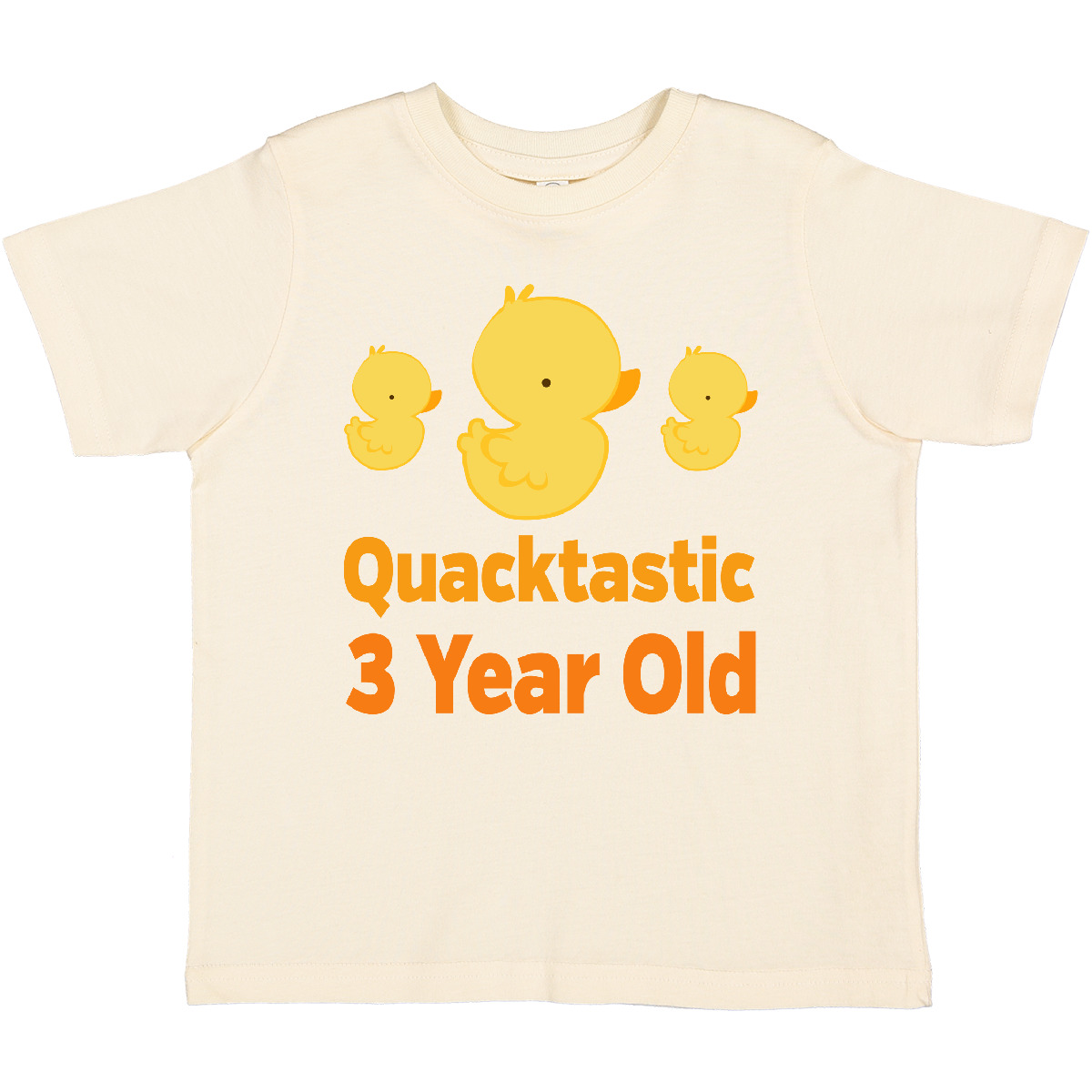 Inktastic 3rd Birthday Duck Quacktastic 3 Year Old Toddler T-Shirt Three Childs - Picture 4 of 7
