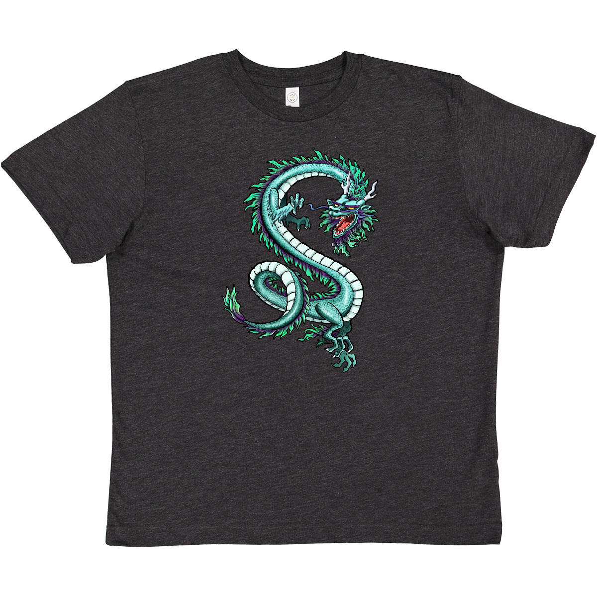 Inktastic Eastern Style Dragon Youth T-Shirt Dragons Fantasy Fun Claws Mythical - Picture 4 of 5