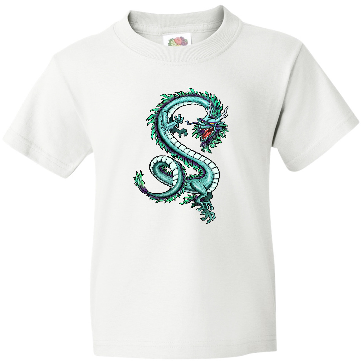 Inktastic Eastern Style Dragon Youth T-Shirt Dragons Fantasy Fun Claws Mythical - Picture 5 of 5