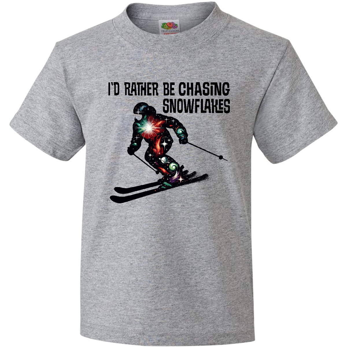 Inktastic Funny Skiing Joke For Skier Youth T-Shirt Ski Sports Winter Apparel - Picture 3 of 7