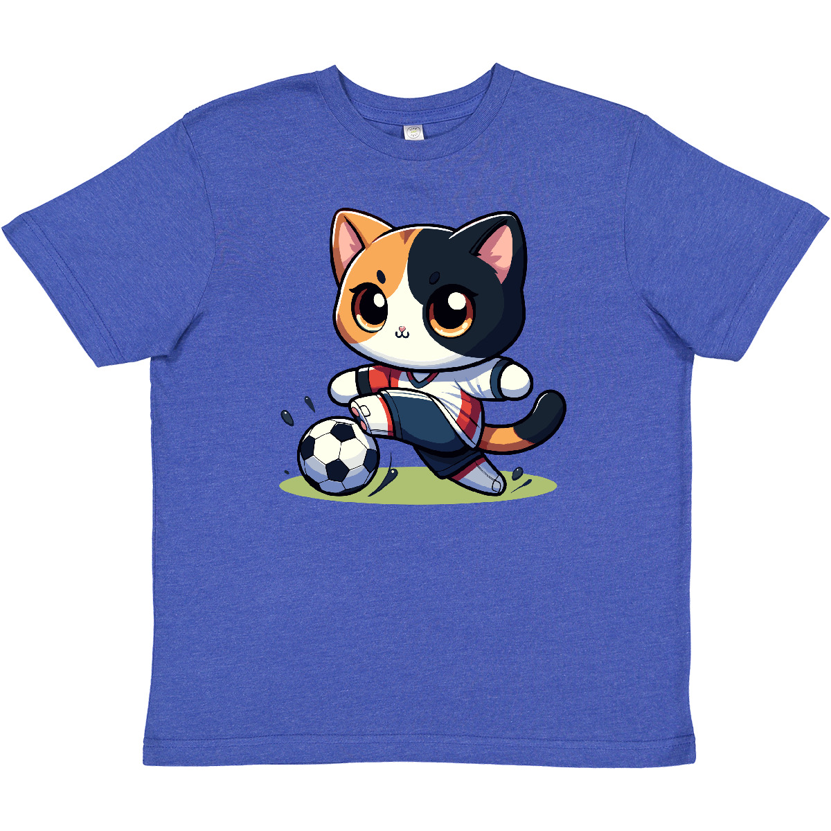 Inktastic Soccer Kitty Cat Youth T-Shirt Cute Childs Sports Team Future Player - Picture 7 of 8