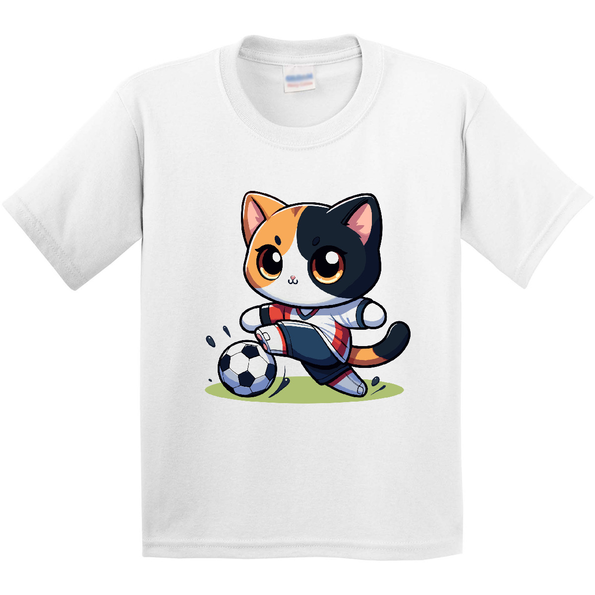 Inktastic Soccer Kitty Cat Youth T-Shirt Cute Childs Sports Team Future Player - Picture 8 of 8