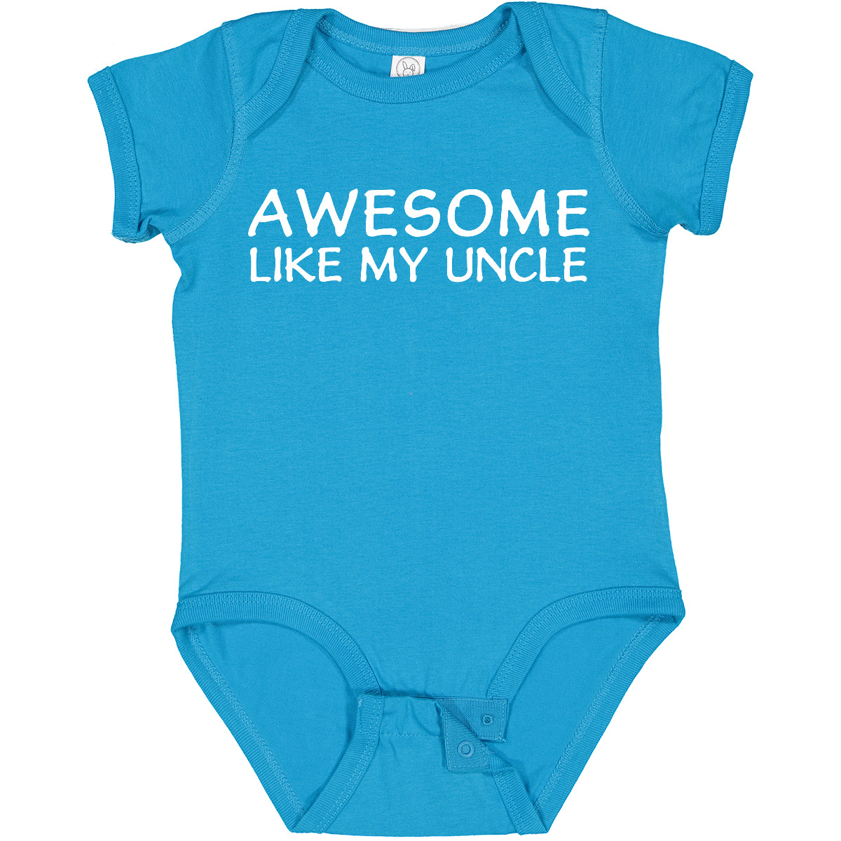 Inktastic Awesome Like My Uncle Baby Bodysuit Loves Me From Nephew Love Cute - Picture 8 of 8