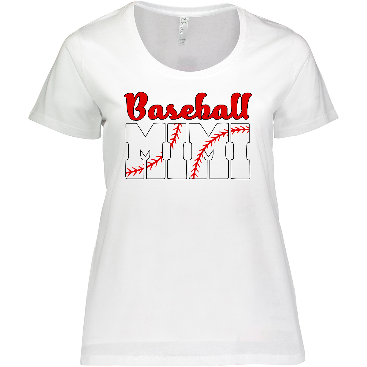 Inktastic Baseball Mimi Damen T-Shirt Übergröße Sport Oma Oma - Bild 4 von 4