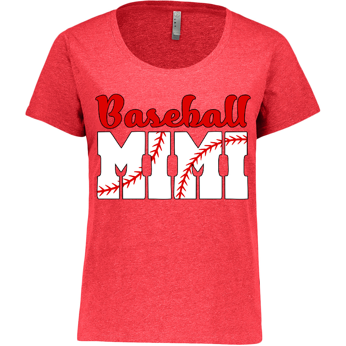 Inktastic Baseball Mimi Damen T-Shirt Übergröße Sport Oma Oma - Bild 3 von 4