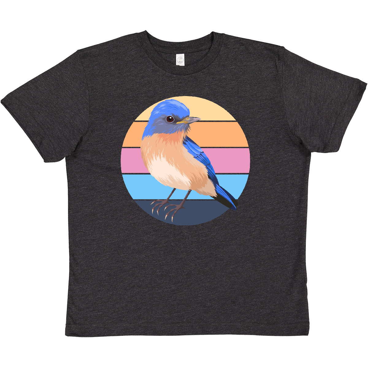 Inktastic Bluebird Bird Lover Birdwatcher Youth T-Shirt Birds Birding Easily By - Picture 7 of 10