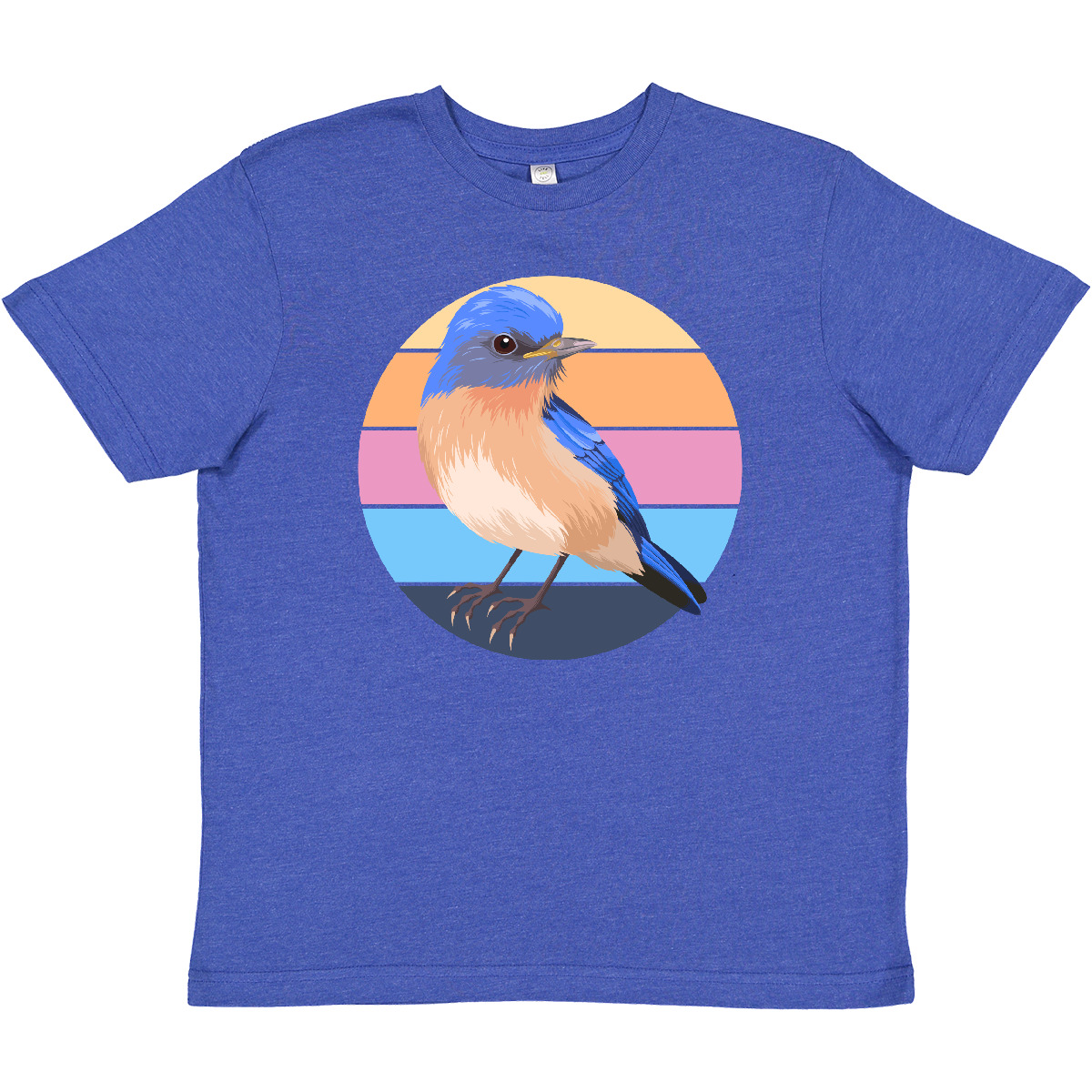 Inktastic Bluebird Bird Lover Birdwatcher Youth T-Shirt Birds Birding Easily By - Picture 9 of 10