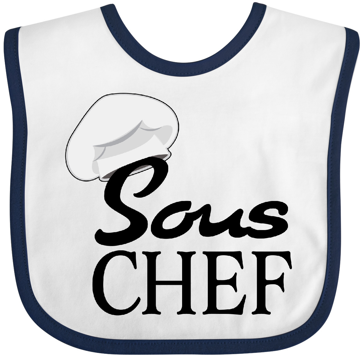Inktastic Sous Chef mit Haubenmütze Baby Lätzchen Essen Kochen Backen Zubereitung für - Bild 8 von 10