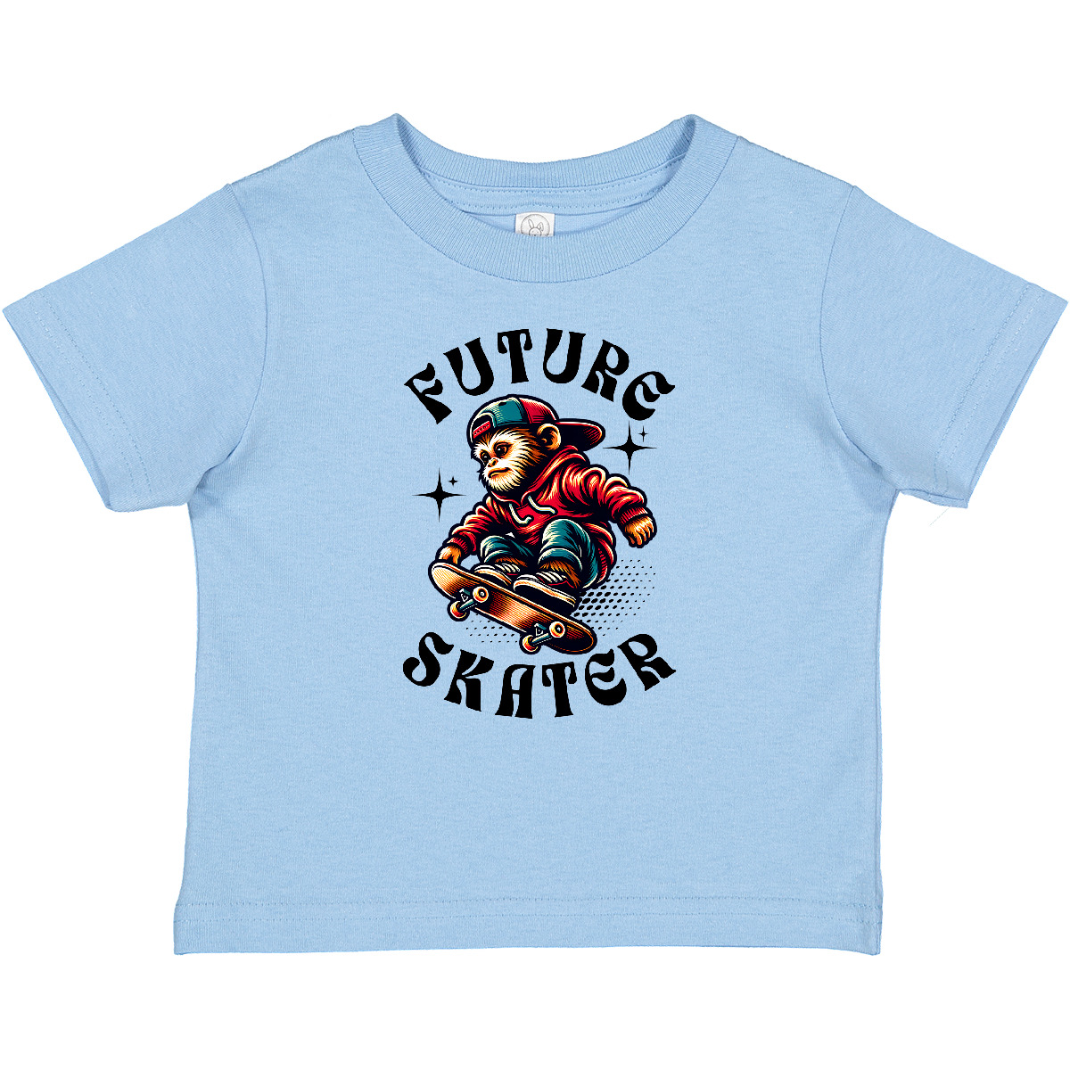 Inktastic Boys Skateboarding Future Skater Baby T-Shirt Skateboarder Clothes