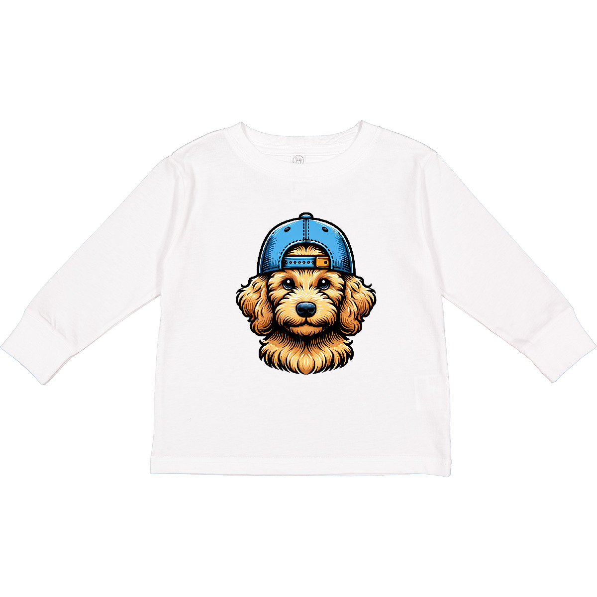 Inktastic Goldendoodle Cute Doodle Puppy Toddler Long Sleeve T-Shirt Pet Mom - Picture 7 of 7