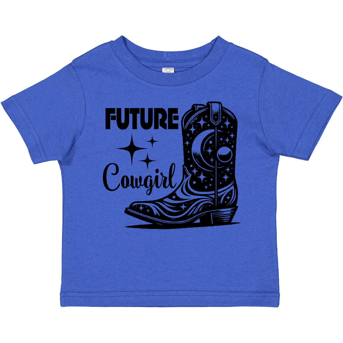 Inktastic Future Cowgirl Western Boot Rodeo Toddler T-Shirt Boots Apparel Shower