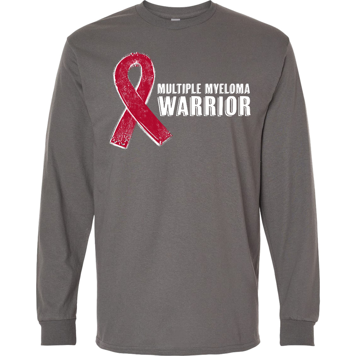 Inktastic Multiple Myeloma Warrior Long Sleeve T-Shirt Mm Multiplemyeloma Aware