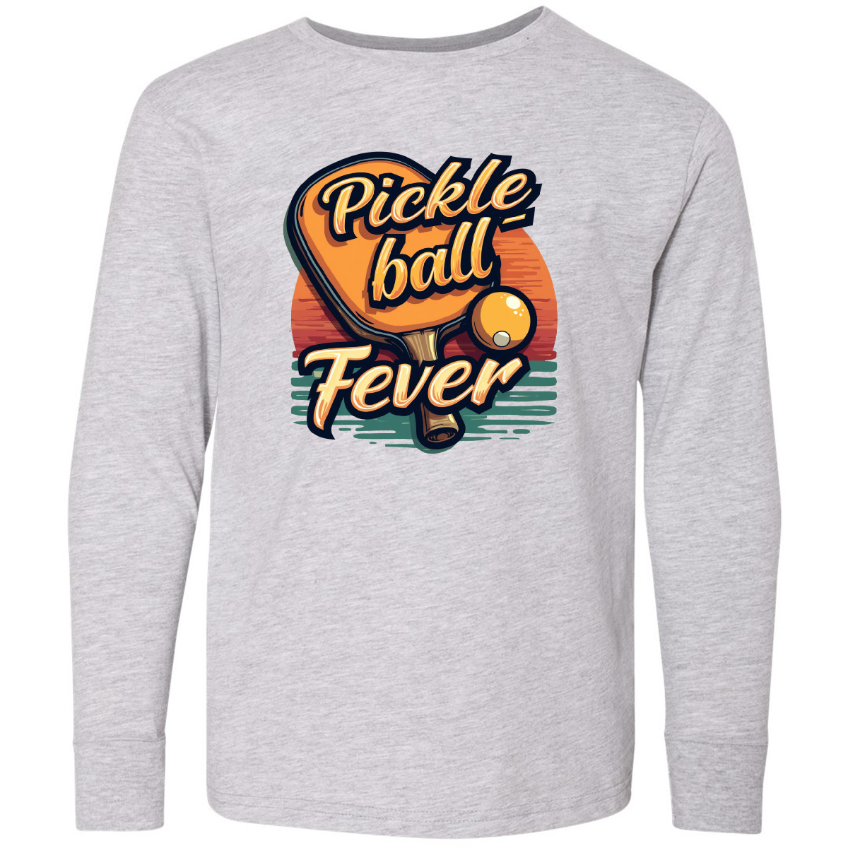 Inktastic Funny Pickleball Gifts Men Women Dad Grandpa Youth Long Sleeve T-Shirt - Picture 3 of 3
