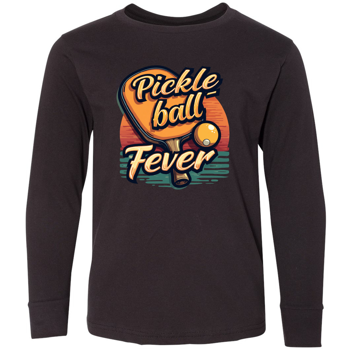 Inktastic Funny Pickleball Gifts Men Women Dad Grandpa Youth Long Sleeve T-Shirt - Picture 2 of 3