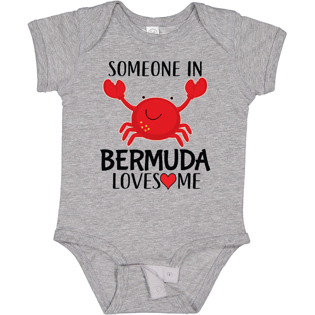 Inktastic Someone In Bermuda Loves Me Baby Bodysuit Beach Cruise Trip Cute