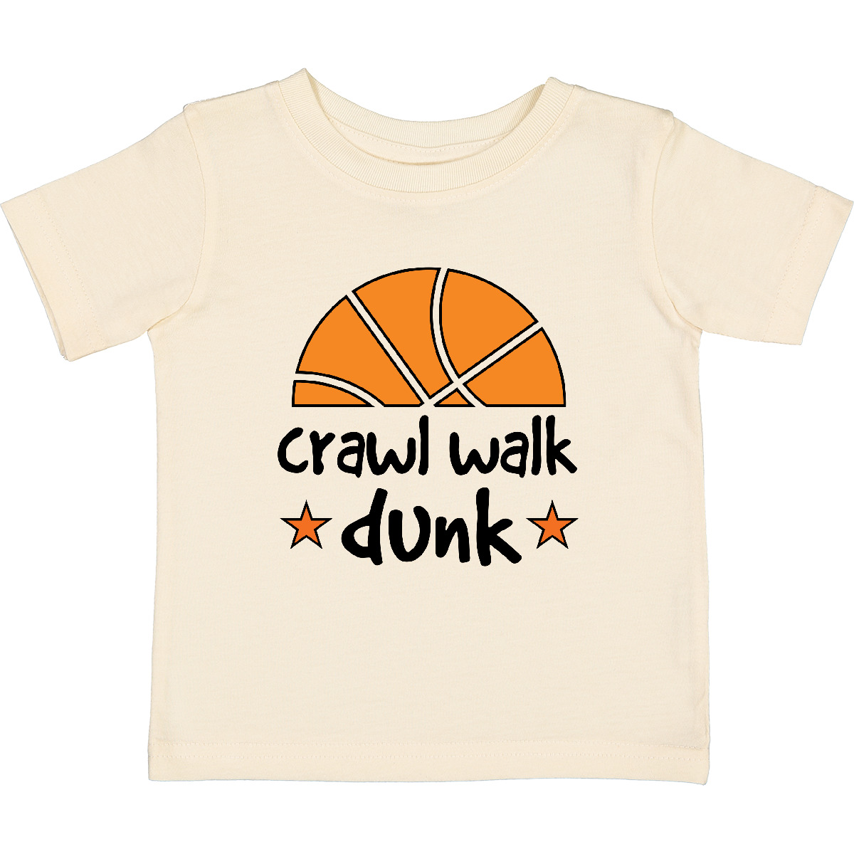 Inktastic Basketball Crawl Walk Dunk Baby T-Shirt Team Star Boys Girls Infant - Picture 4 of 5