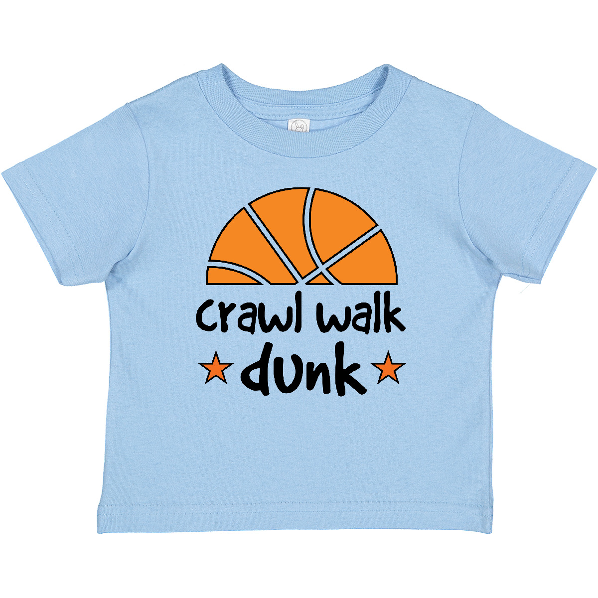 Inktastic Basketball Crawl Walk Dunk Baby T-Shirt Team Star Boys Girls Infant - Picture 2 of 5