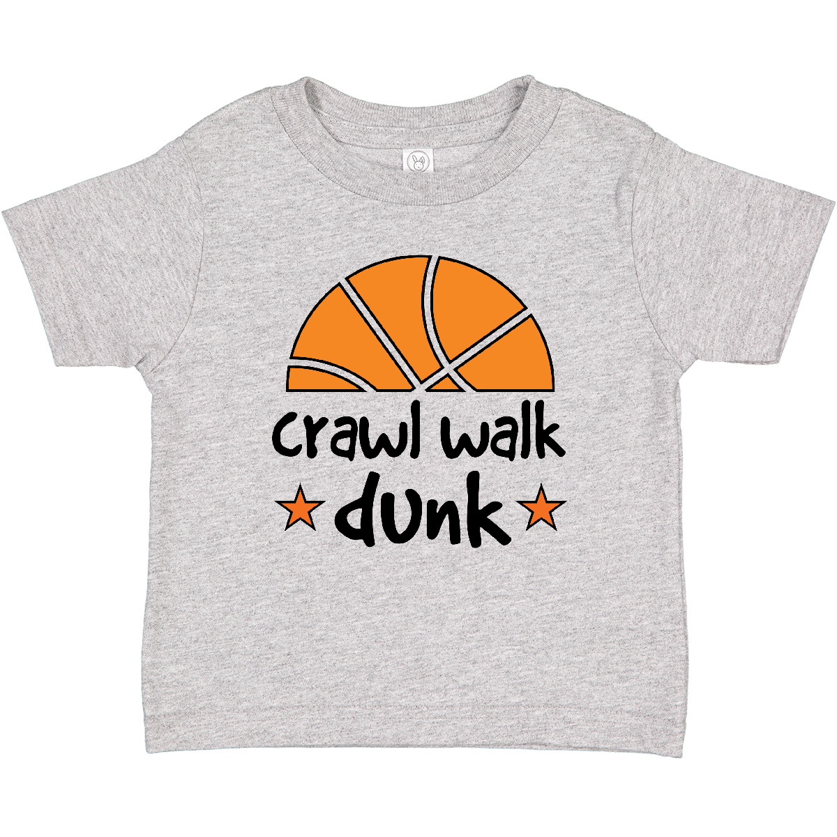 Inktastic Basketball Crawl Walk Dunk Baby T-Shirt Team Star Boys Girls Infant - Picture 3 of 5