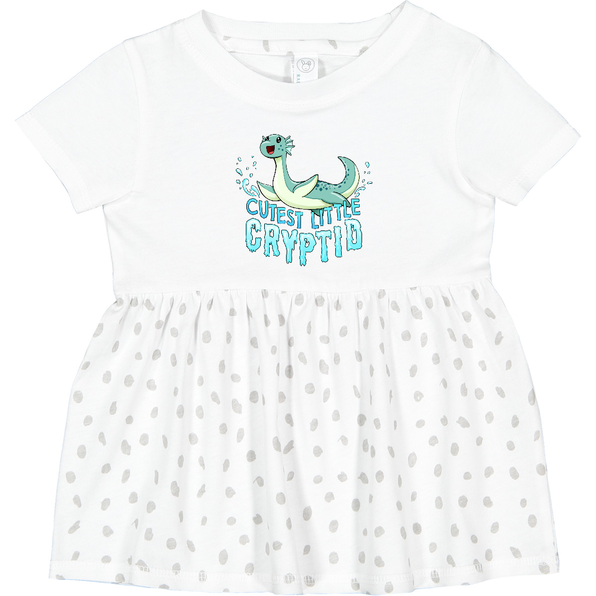Inktastic Cutest Little Cryptid- Loch Ness Monster Infant Dress Pop Culture Fun