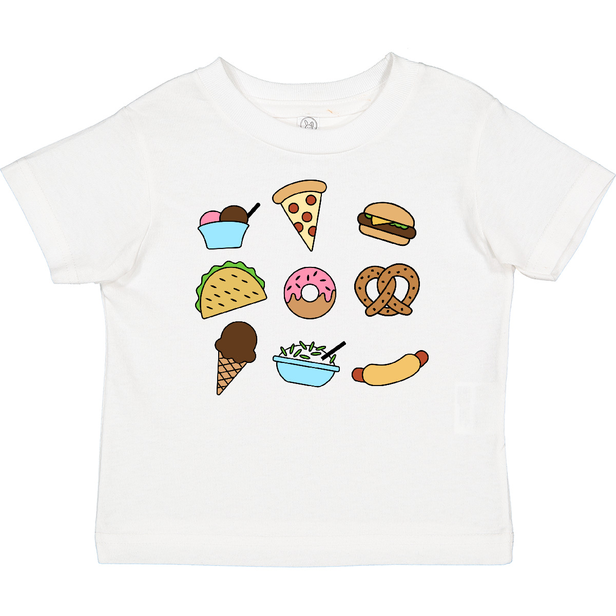 Truck Treats Baby T-shirt Pizza Hot Dog Ice Cream Bowl Cuisine