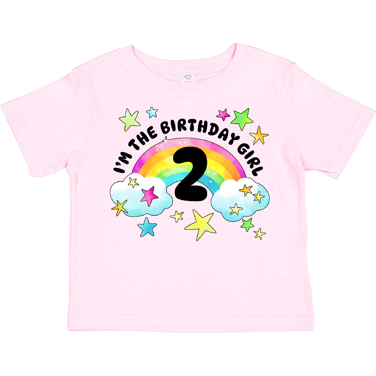 Inktastic I'm The Birthday Girl- Second Birthday Rainbow And Toddler T-Shirt 2nd - Picture 8 of 10